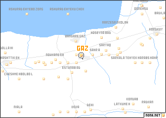 map of Gaz