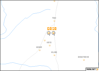 map of Ga