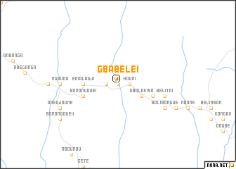 map of Gbabélé I