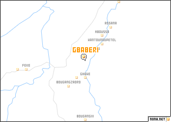 map of Gbaberi