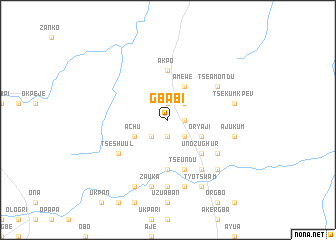 map of Gbabi