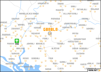 map of Gbabla