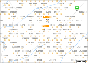 map of Gbabu
