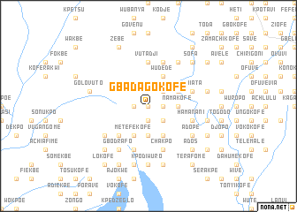 map of Gbadagokofe