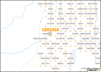map of Gbadama