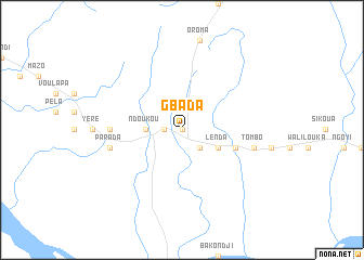 map of Gbada