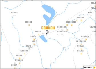 map of Gbadou