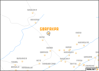 map of Gbafakpa