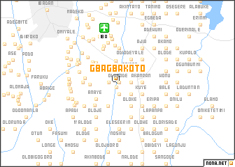 map of Gbagba Koto