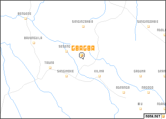 map of Gbagba