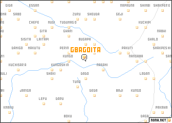 map of Gbagoita