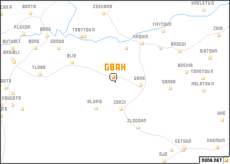 map of Gbah