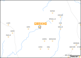 map of Gbaikho