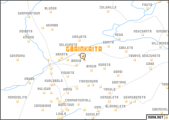 map of Gbainkaita