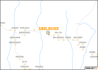 map of Gbalakisa