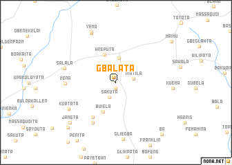 map of Gbala-ta