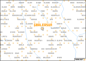 map of Gbaleasun