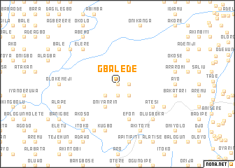 map of Gbalede