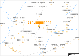 map of Gbaléhigbrapa