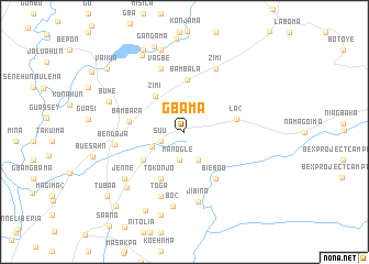 map of Gbama