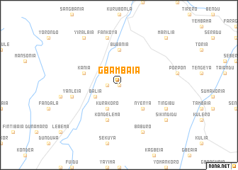 map of Gbambaia