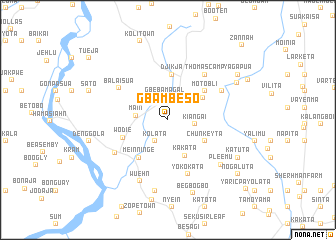 map of Gbambeso