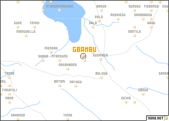 map of Gbambu