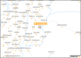 map of Gbamehn