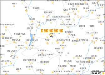 map of Gbamgbama