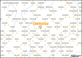 map of Gbamundu