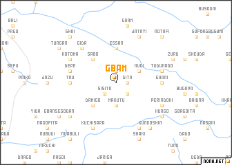 map of Gbam