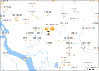 map of Gbam