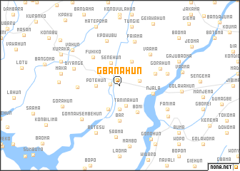 map of Gbanahun