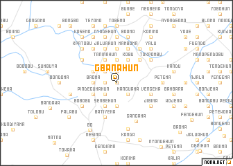 map of Gbanahun