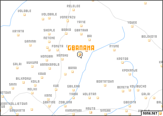 map of Gbanama