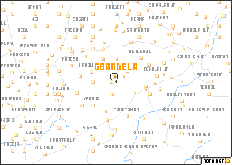 map of Gbandela