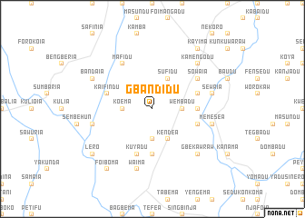 map of Gbandidu