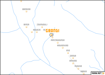 map of Gbandi