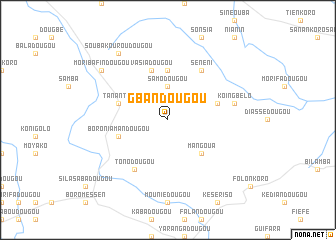 map of Gbandougou