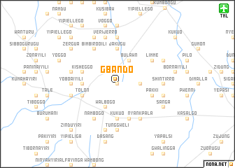 map of Gbando