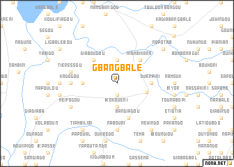 map of Gbangbalé