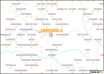 map of Gbangbalé