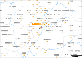 map of Gbangbama