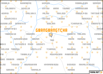 map of Gbangbangtcha