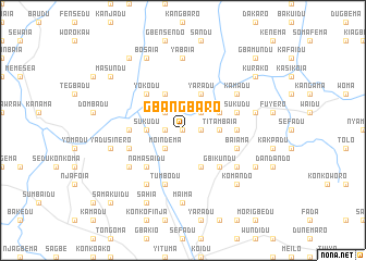 map of Gbangbaro