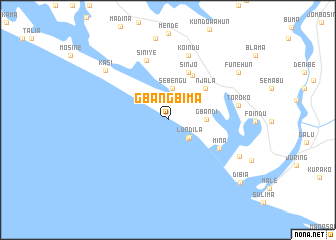 map of Gbangbima