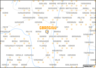 map of Gbangidu