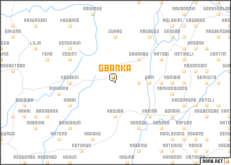 map of Gbanka