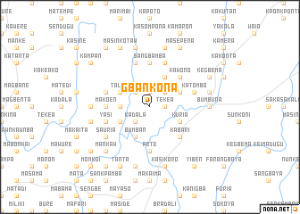 map of Gbankona