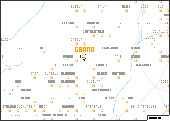 map of Gbano